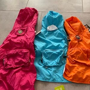 Colorful Kids Rain Poncho Set